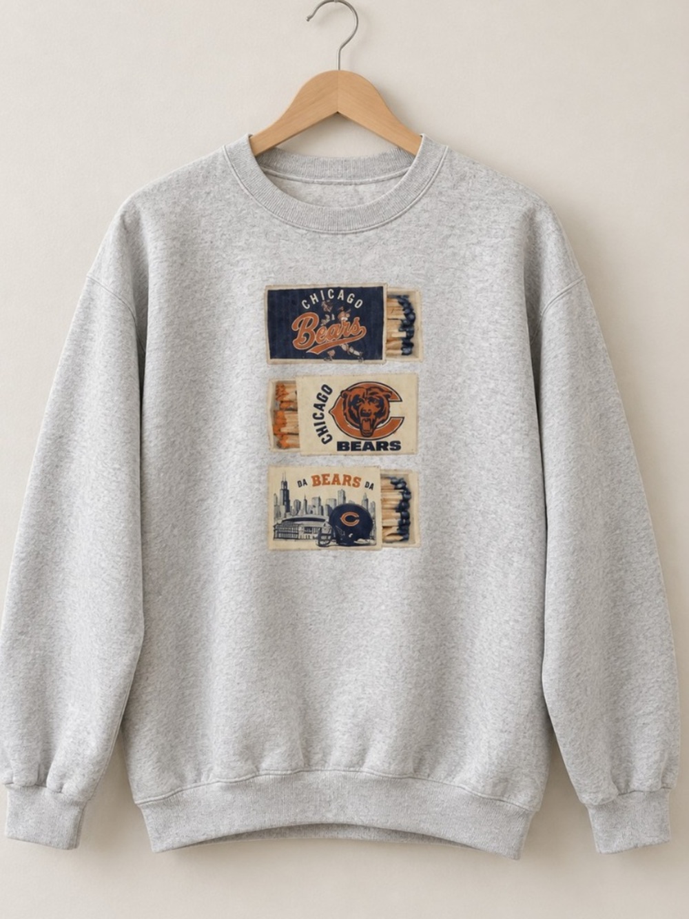 Chicago Bears MatchBox Football Graphic Sweatshirt
